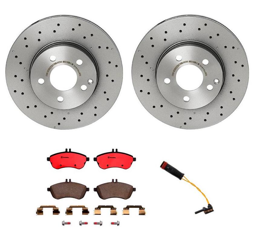 Brembo Brake Pads and Rotors Kit – Front (295mm) (Ceramic)