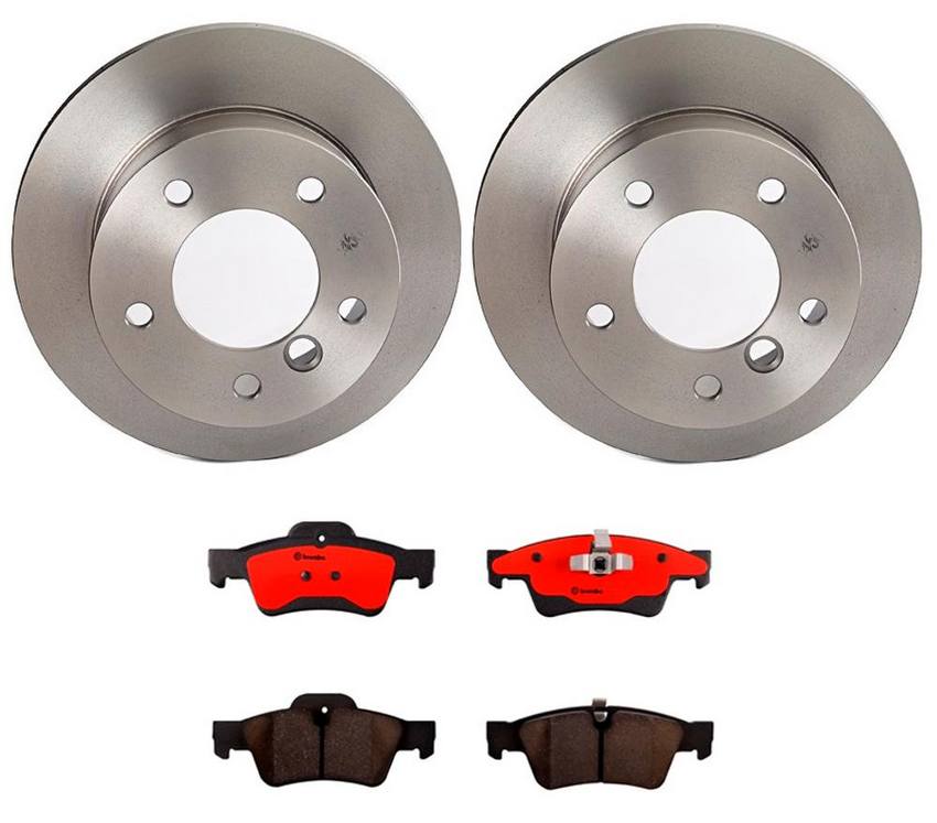 Brembo Brakes Kit – Pads and Rotors Rear (272mm) (Ceramic)