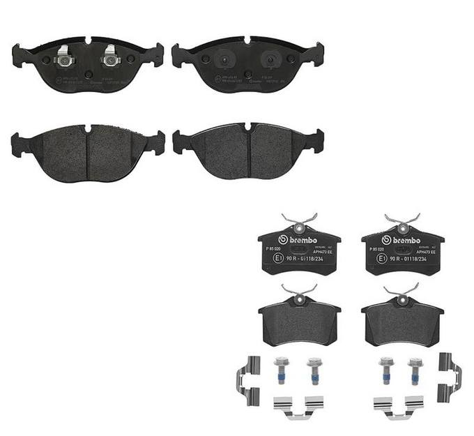 Brembo Brake Pads Kit –  Front and Rear (Low-Met)