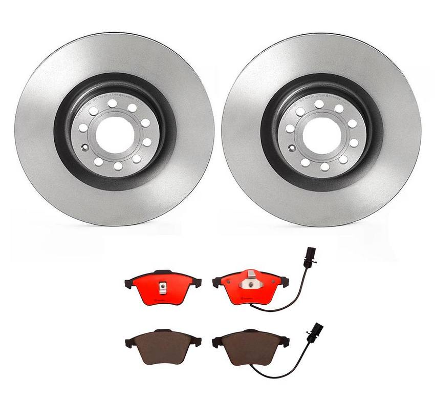 Brembo Brake Pads and Rotors Kit – Front (345mm) (Ceramic)