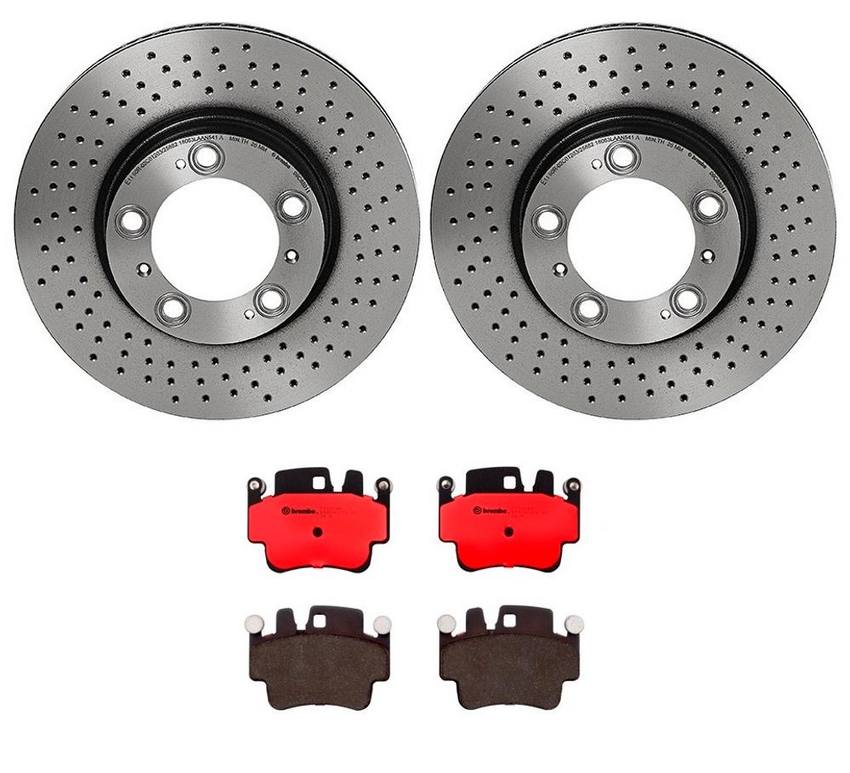 Brembo Brake Pads and Rotors Kit – Front (318mm) (Ceramic)