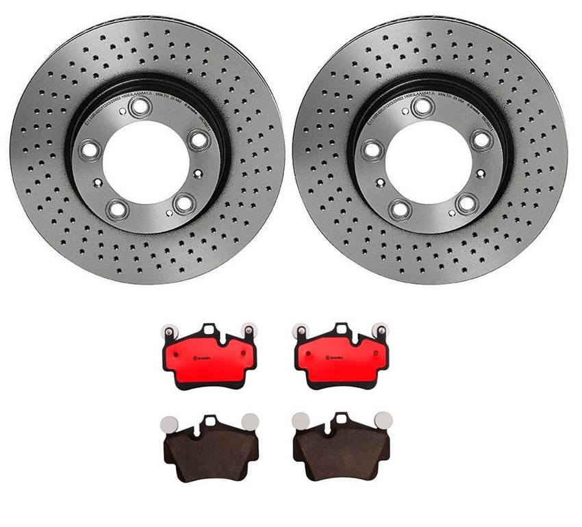 Brembo Brake Pads and Rotors Kit – Front (318mm) (Ceramic)