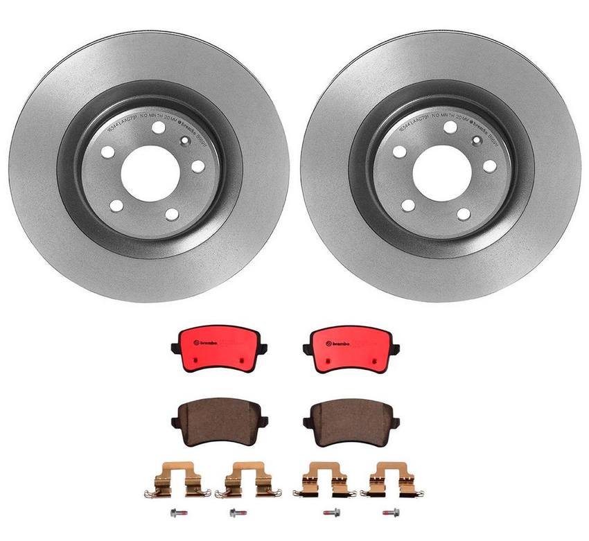 Audi Brembo Brake Kit – Pads and Rotors Rear (330mm) (Ceramic) 8K0698451G – Brembo 3058290KIT