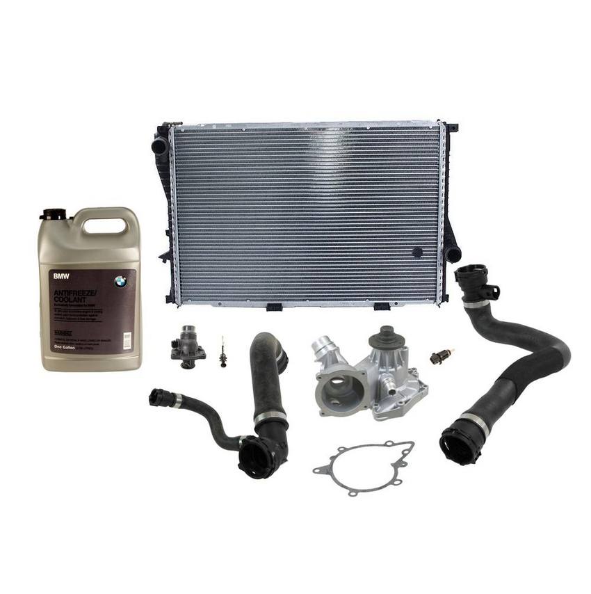 BMW Cooling System Service Kit (With Automatic Transmission) 82141467704 – Euromotiv Kit 3084278KIT