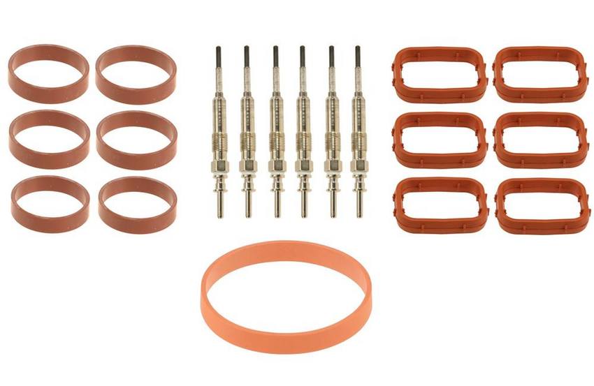 BMW Diesel Glow Plug Kit 12237807277 – Bosch 3084290KIT