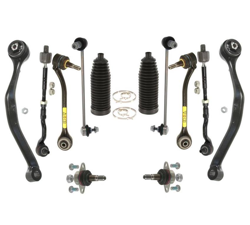 BMW Suspension Control Arm Kit – Front (12 Pieces) 32136751026 – Lemfoerder 3084407KIT