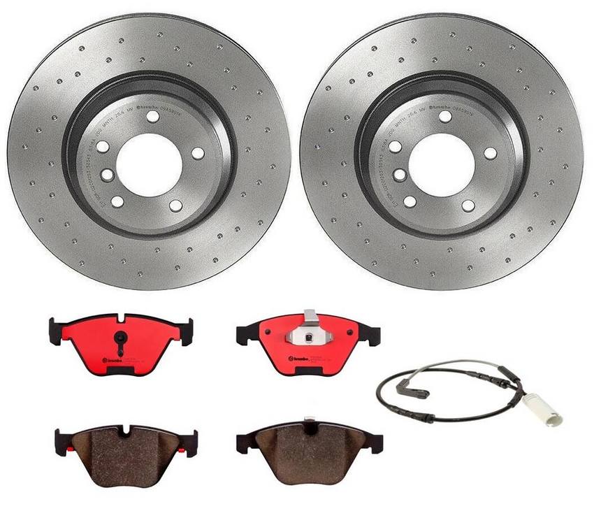 BMW Brembo Brake Kit – Pads and Rotors Front (348mm) (Xtra) (Ceramic) 34356789440 – Brembo 3084928KIT