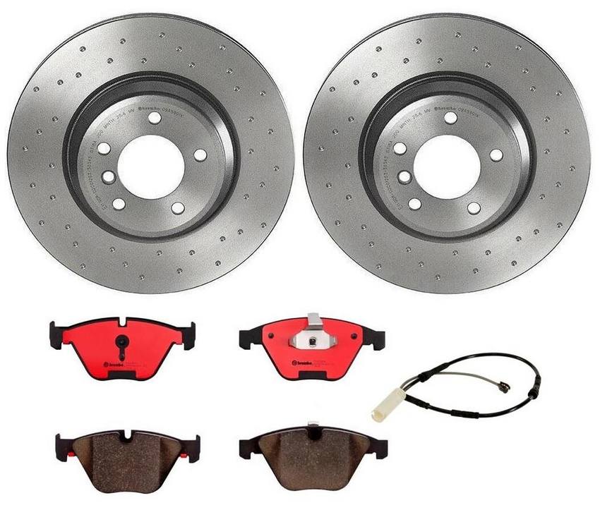 BMW Brembo Brake Kit – Pads and Rotors Front (348mm) (Xtra) (Ceramic) 34356792560 – Brembo 3084930KIT