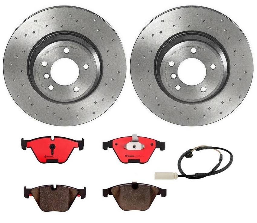 BMW Brembo Brake Kit – Pads and Rotors Front (348mm) (Xtra) (Ceramic) 34356789441 – Brembo 3084933KIT