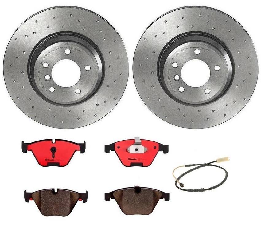 BMW Brembo Brake Kit – Pads and Rotors Front (348mm) (Xtra) (Ceramic) 34356792561 – Brembo 3084935KIT