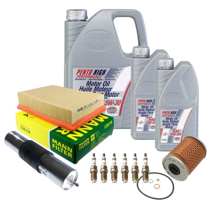 BMW Ignition Tune-Up Kit (5W-30) (7 Liter) (High Performance) 13721730449 – Euromotiv Kit 3084947KIT