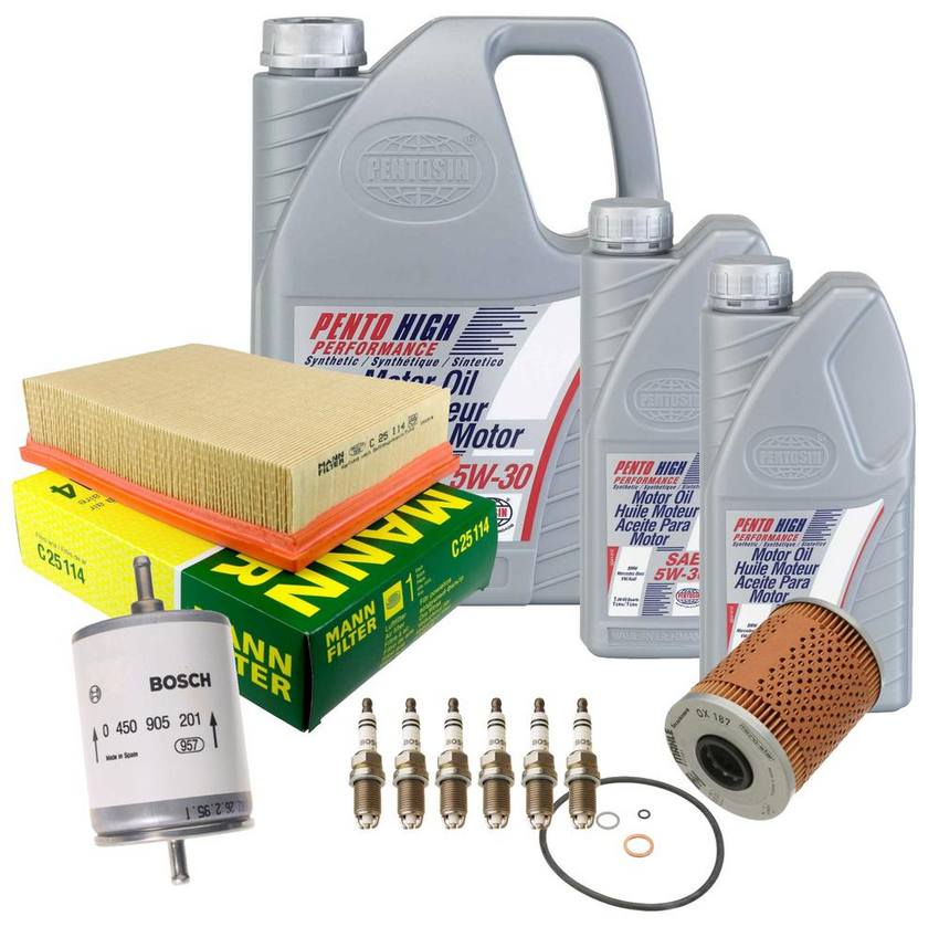 BMW Ignition Tune-Up Kit (5W-30) (7 Liter) (High Performance) 13721730449 – Euromotiv Kit 3084968KIT