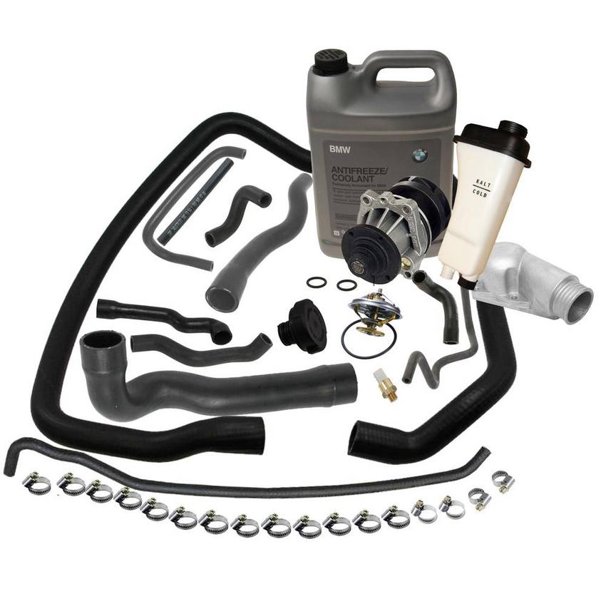 BMW Radiator Coolant Hose Kit 82141467704 – Euromotiv Kit 3086428KIT