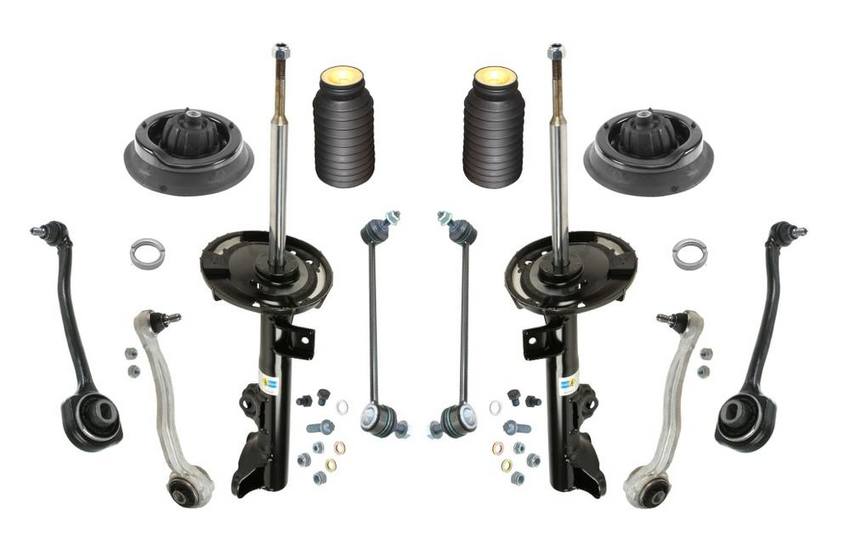 Mercedes Suspension Strut Assembly Kit – Front (B4 OE Replacement) 2043304311 – Euromotiv Kit 3086698KIT