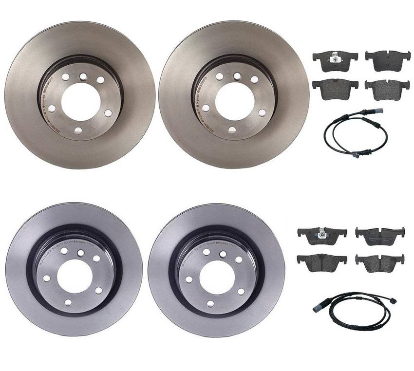 BMW Brembo Brake Kit – Pads &  Rotors Front and Rear (312mm/300mm) (Low-Met) 34216873093 – Brembo 3086699KIT