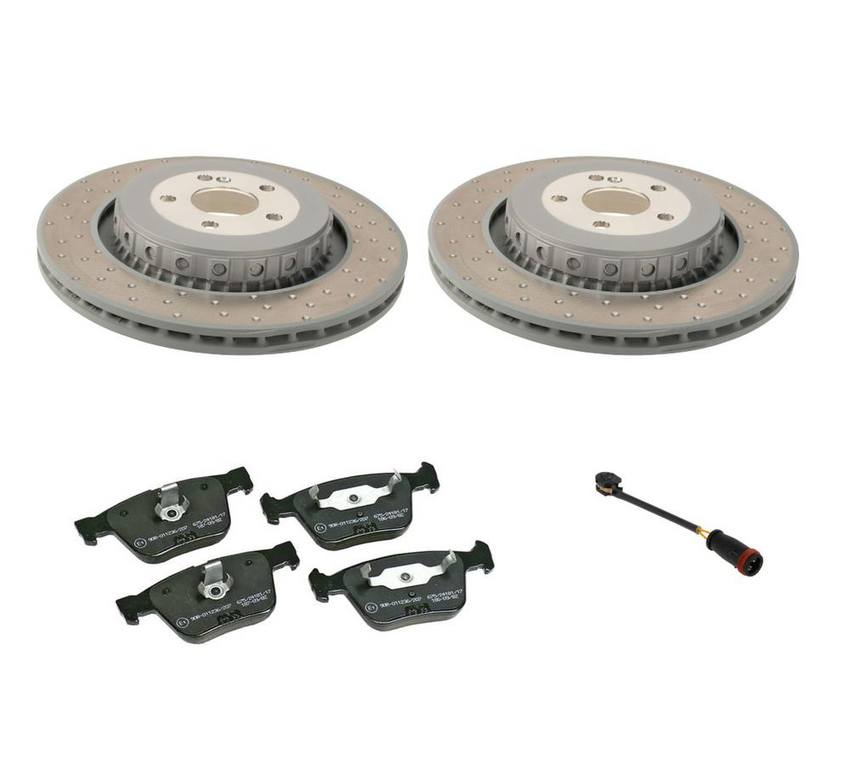 Mercedes Disc Brake Pad and Rotor Kit – Rear (365mm) 1715400617 – Euromotiv Kit 3086745KIT