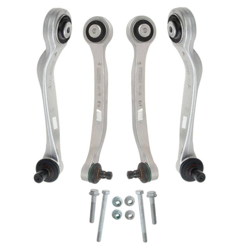 Audi Suspension Control Arm Kit – Front Upper (Forward and Rearward) 4E0407510G – Lemfoerder 3088365KIT