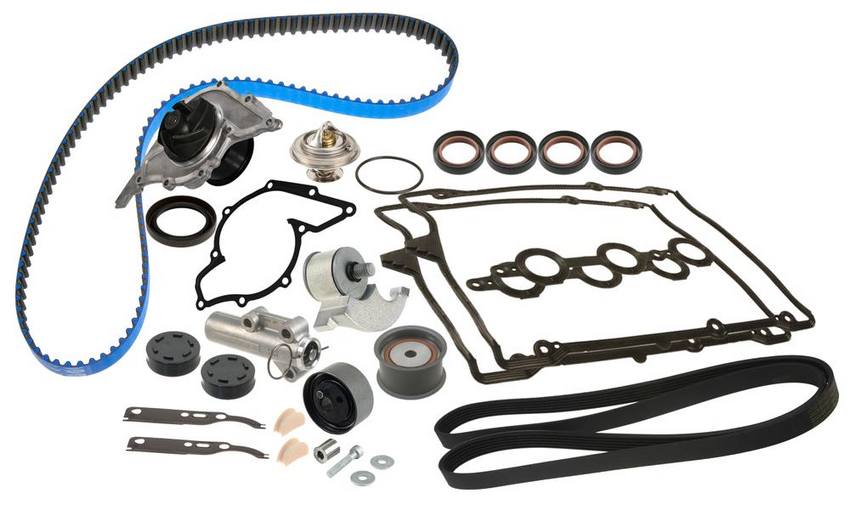 Audi Engine Timing Belt Kit 078903137BL – Euromotiv Kit 3088493KIT