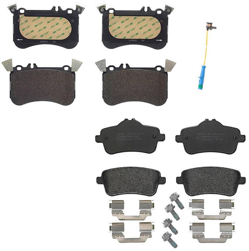 Brembo Disc Brake Pads Kit – Front and Rear (Low-Met)