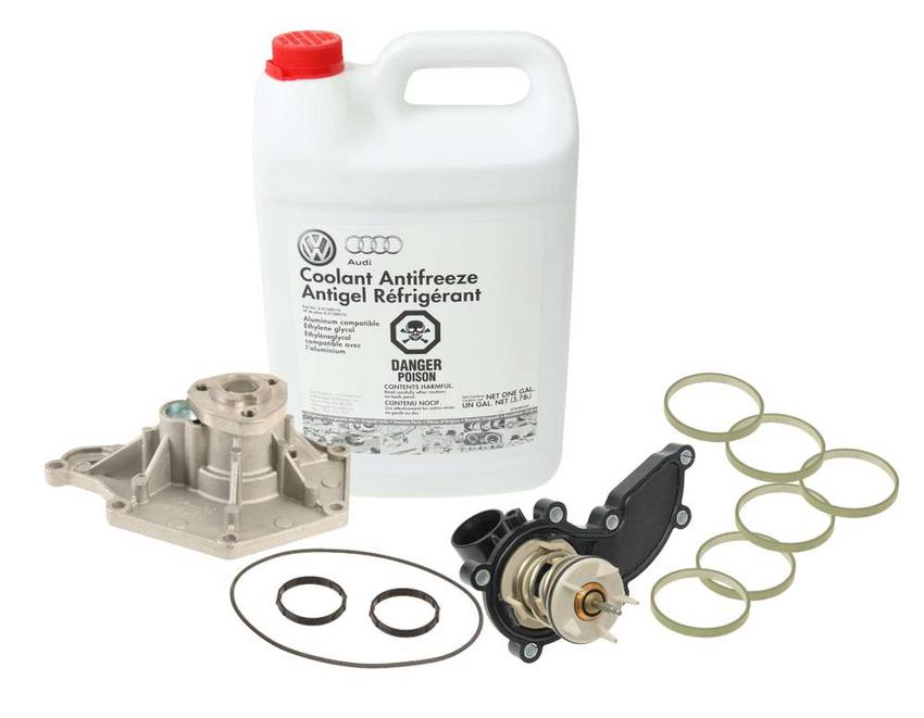 Audi Cooling System Service Kit G013A8J1G – Euromotiv Kit 3089633KIT