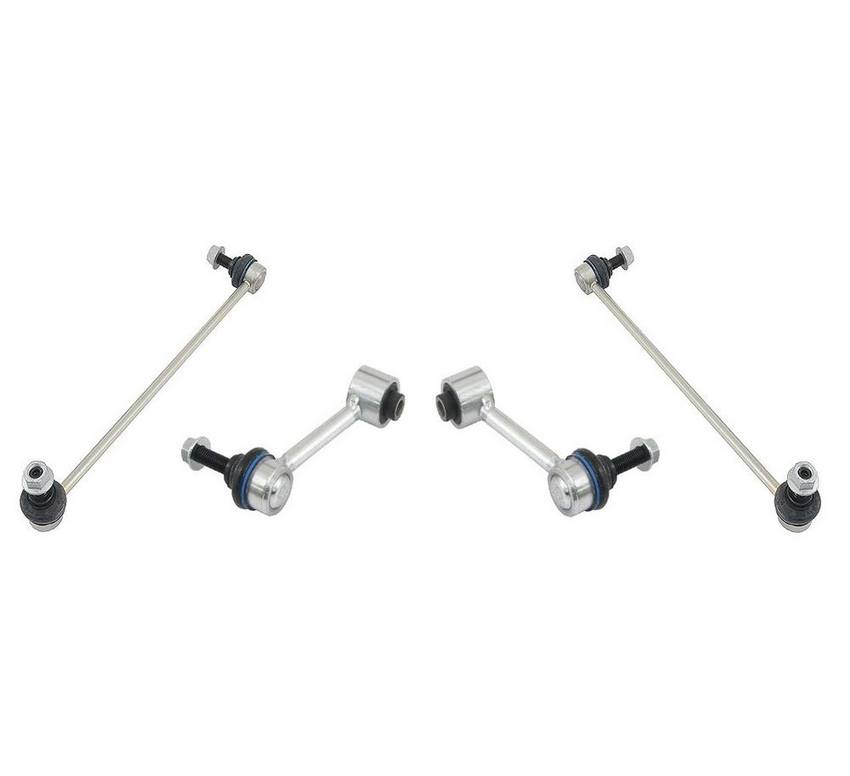 Audi VW Suspension Stabilizer Bar Link Kit – Front and Rear (Driver and Passenger Side) 5Q0411315A – Lemfoerder 3089702KIT