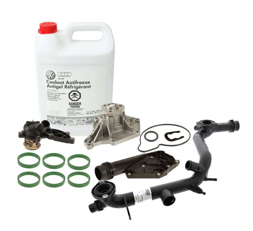 Audi Engine Coolant Thermostat Kit N90316802 – Euromotiv Kit 3089749KIT