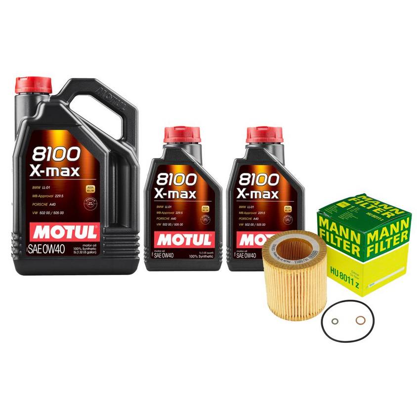 BMW Engine Oil Change Kit – Motul 11427854445 (0W-40) (X-MAX 8100)