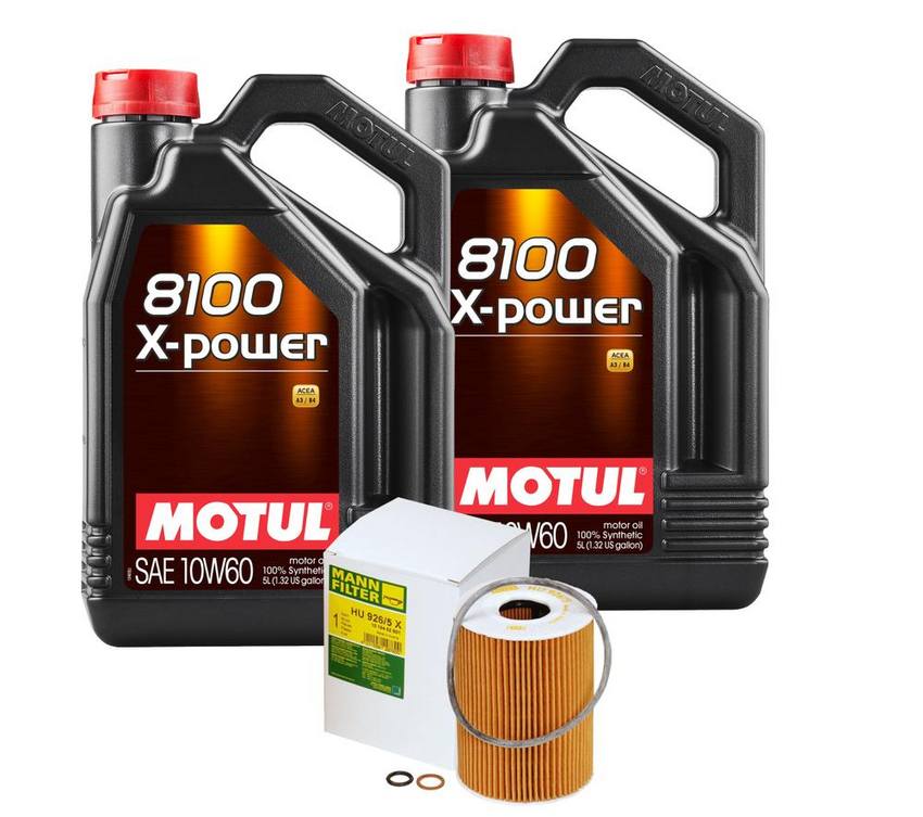 BMW Engine Oil Change Kit – Motul 11427840594 (10W-60) (X-POWER 8100)