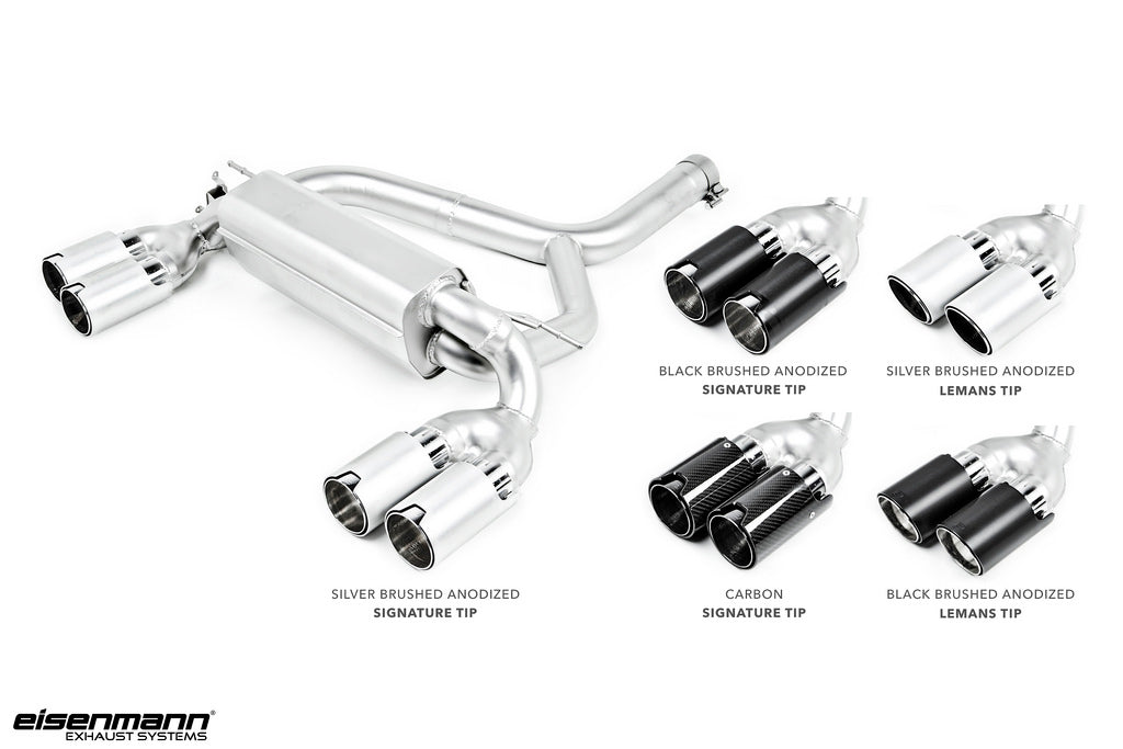 Eisenmann F87 M2 Performance Exhaust + 4x90mm Tip Set