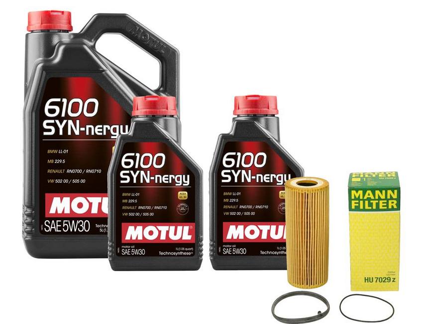 Porsche Engine Oil Change Kit – Motul – Motul 06E115562C (5W-30) (SYN-NERGY 6100)