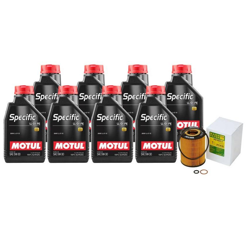 BMW Engine Oil Change Kit – Motul 11427542021 (5W-30) (SPECIFIC LL-01 FE)