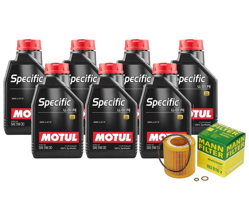 BMW Engine Oil Change Kit – Motul 11427953129 (5W-30) (SPECIFIC LL-01 FE)