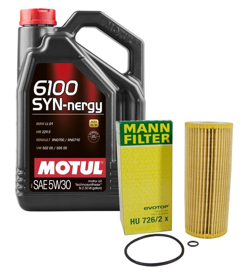 Motul Engine Oil Change Kit – (5W-30) (SYN-NERGY 6100)