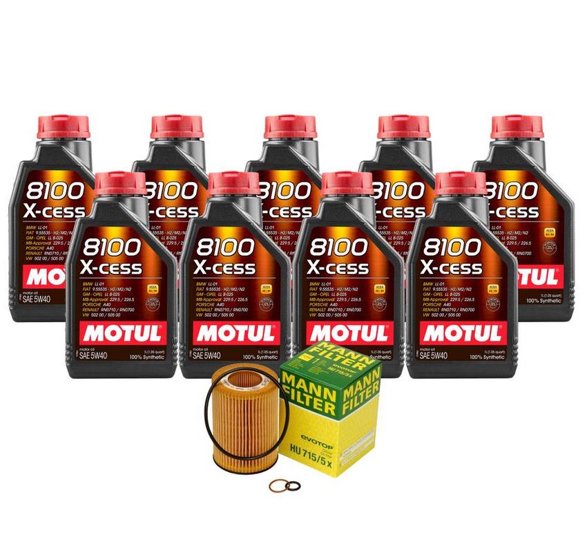 BMW Engine Oil Change Kit – Motul 11427511161 (5W-40) (X-CESS 8100)