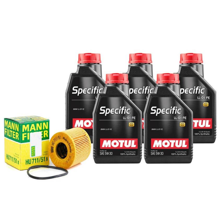 Motul Engine Oil Change Kit – (5W-30) (SPECIFIC LL-01 FE)