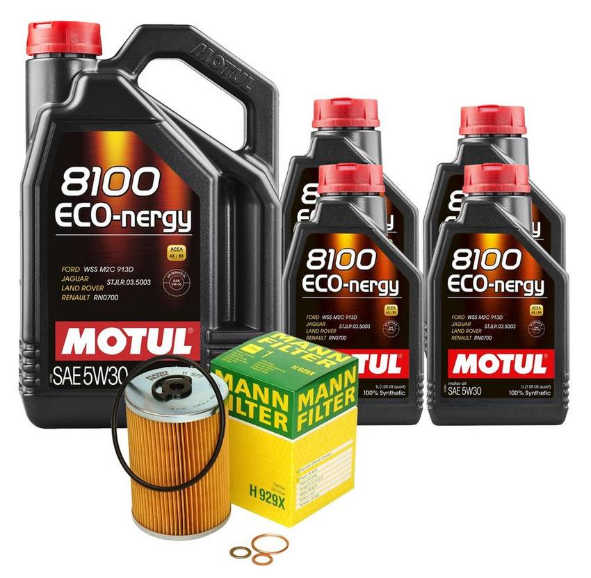 Mercedes Engine Oil Change Kit – Motul 078115561J (5W-30) (Eco-Nergy 8100)