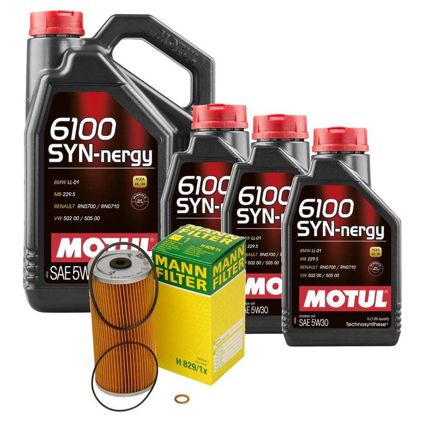 Mercedes Engine Oil Change Kit – Motul 119180000967 (5W-30) (SYN-Nergy 6100)