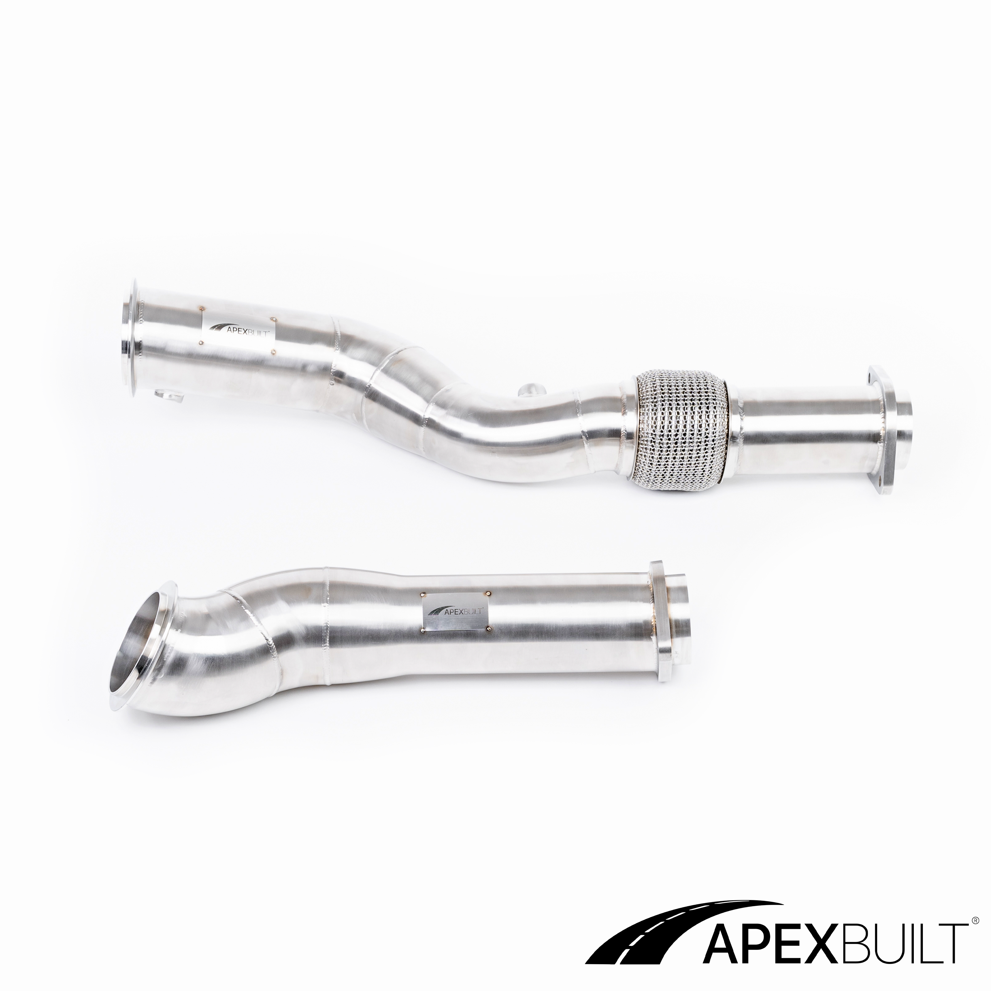 ApexBuilt® BMW G87 M2, G80 M3, & G82/G83 M4 Race Downpipes (S58, 2021+)