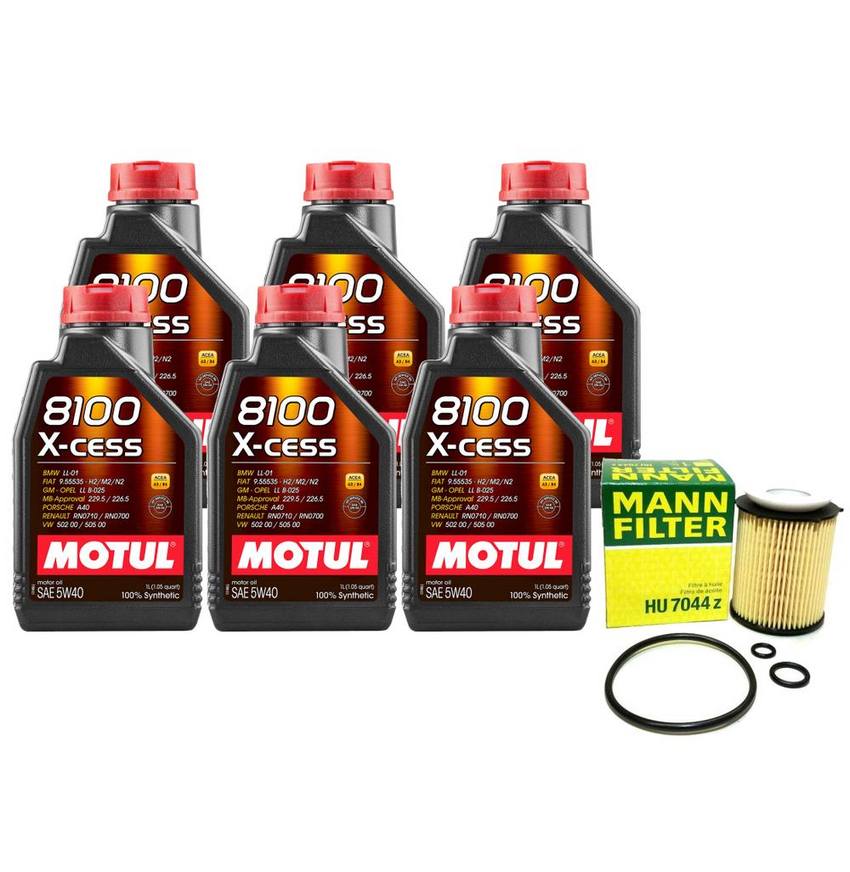 Mercedes Engine Oil Change Kit – Motul (5W-40)  (X-Cess 8100)