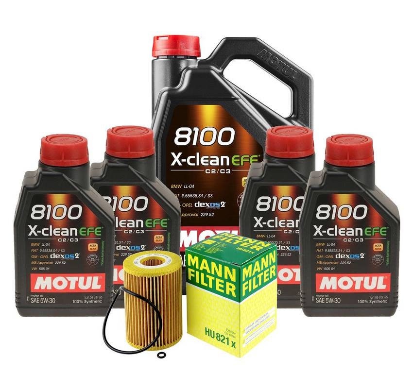 Mercedes Engine Oil Change Kit – Motul 6421800009 (5W30) (X-CLEAN EFE 8100)