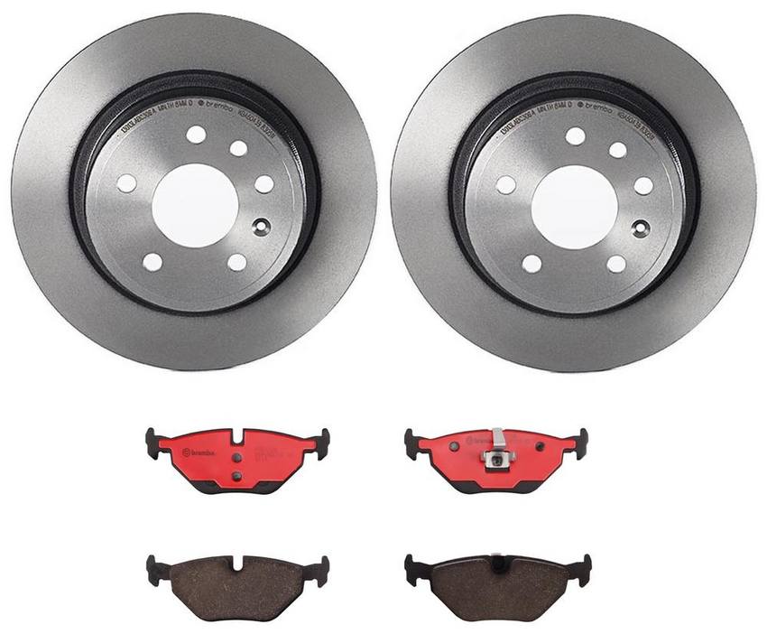 SAAB Brembo Brakes Kit – Pads and Rotors Rear (286mm) (Ceramic) 12763591 – Brembo 3101672KIT