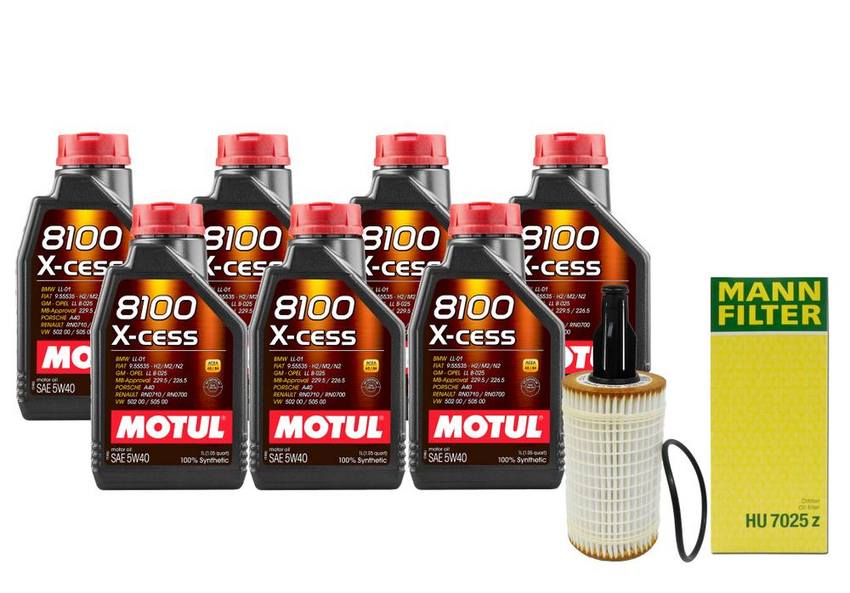 Mercedes Engine Oil Change Kit – Motul 2761800009 (5W40) (X-CESS 8100)