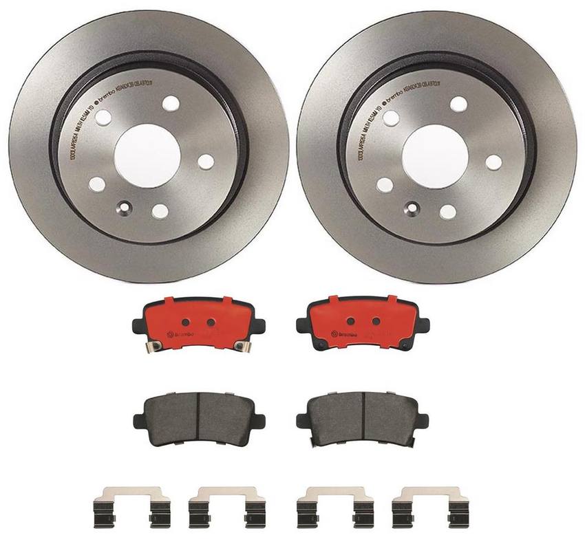 Brembo Brakes Kit – Pads and Rotors Rear (292mm) (Ceramic)