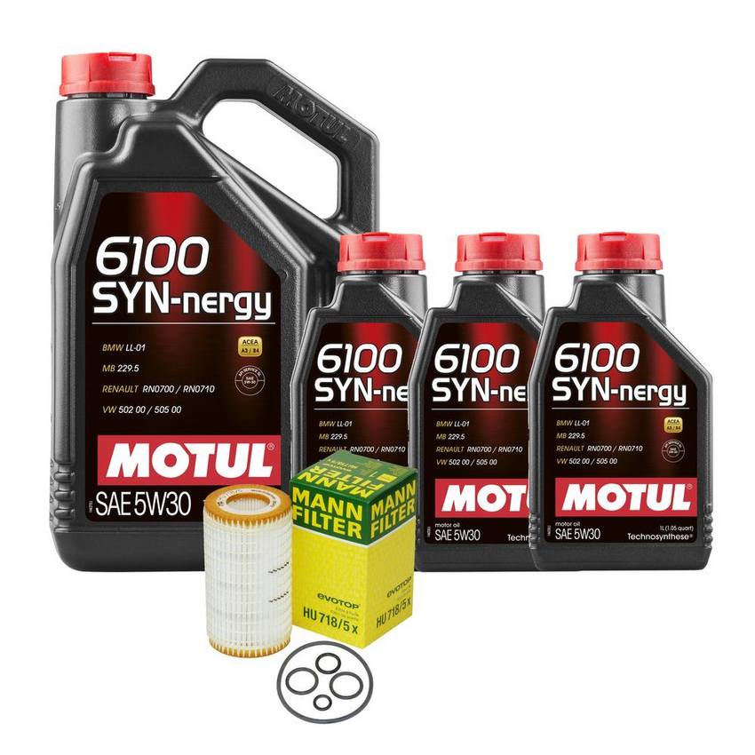 Mercedes Engine Oil Change Kit – Motul 0001802609 (5W30) (SYN-NERGY 6100)