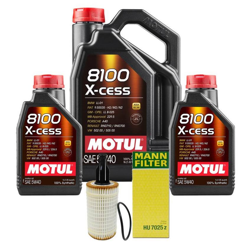 Mercedes Engine Oil Change Kit – Motul 2761800009 (5W40) (X-CESS 8100)