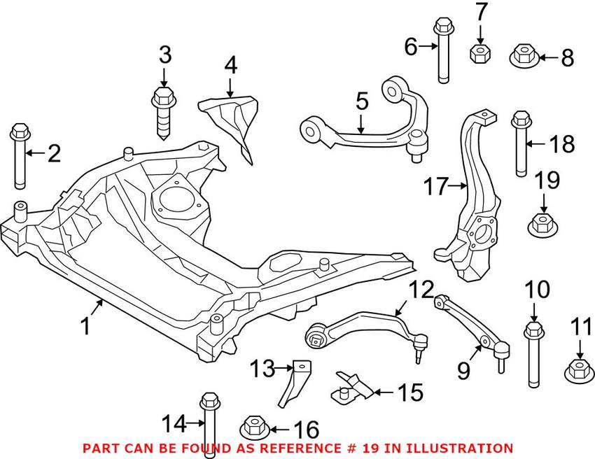 Steering Knuckle Nut