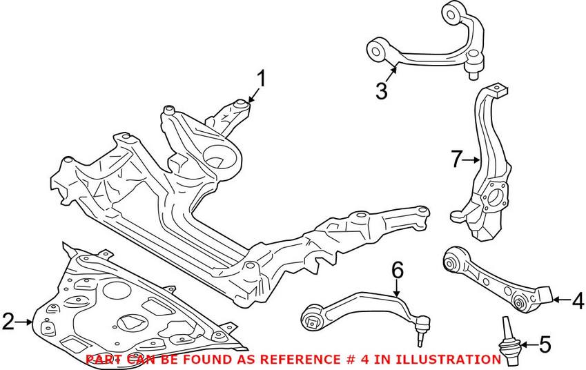 Suspension Control Arm – Front Driver Side (Lower)