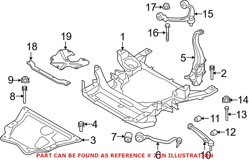 Suspension Control Arm Bushing – Front Lower (Forward)