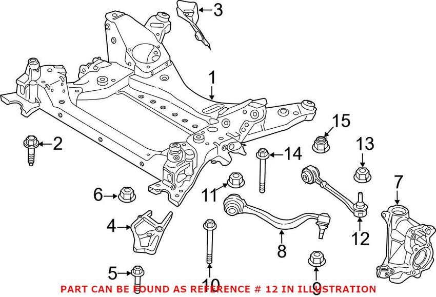 Suspension Control Arm – Front Pasenger Side (Rearward)