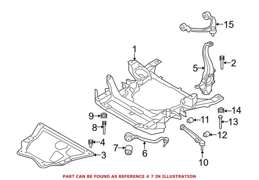 Suspension Control Arm Bushing – Front Lower Forward